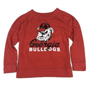 🐳OT4 T University Georgia Bulldogs Sweatshirt S